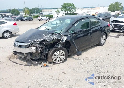 2012 Honda Civic Lx from USA, damaged, VIN 2HGFB2F52CH312227